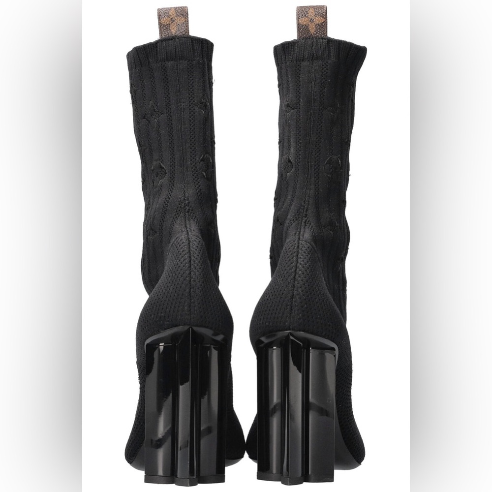 Louis Vuitton Knit Monogram Boots - Picture 2 of 6